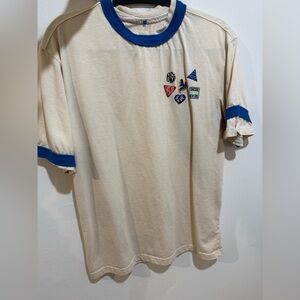 Ader Error Beige Patch T-Shirt